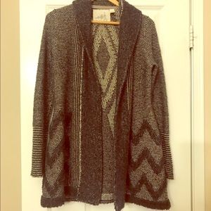 ANTHROPOLOGIE ANGEL OF THE NORTH SWEATER SZ SM